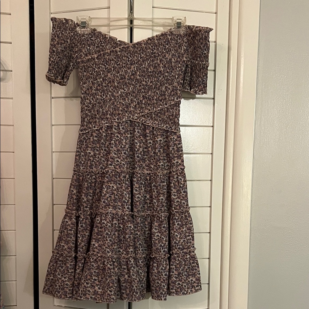 Floral Off-Shoulder Dress